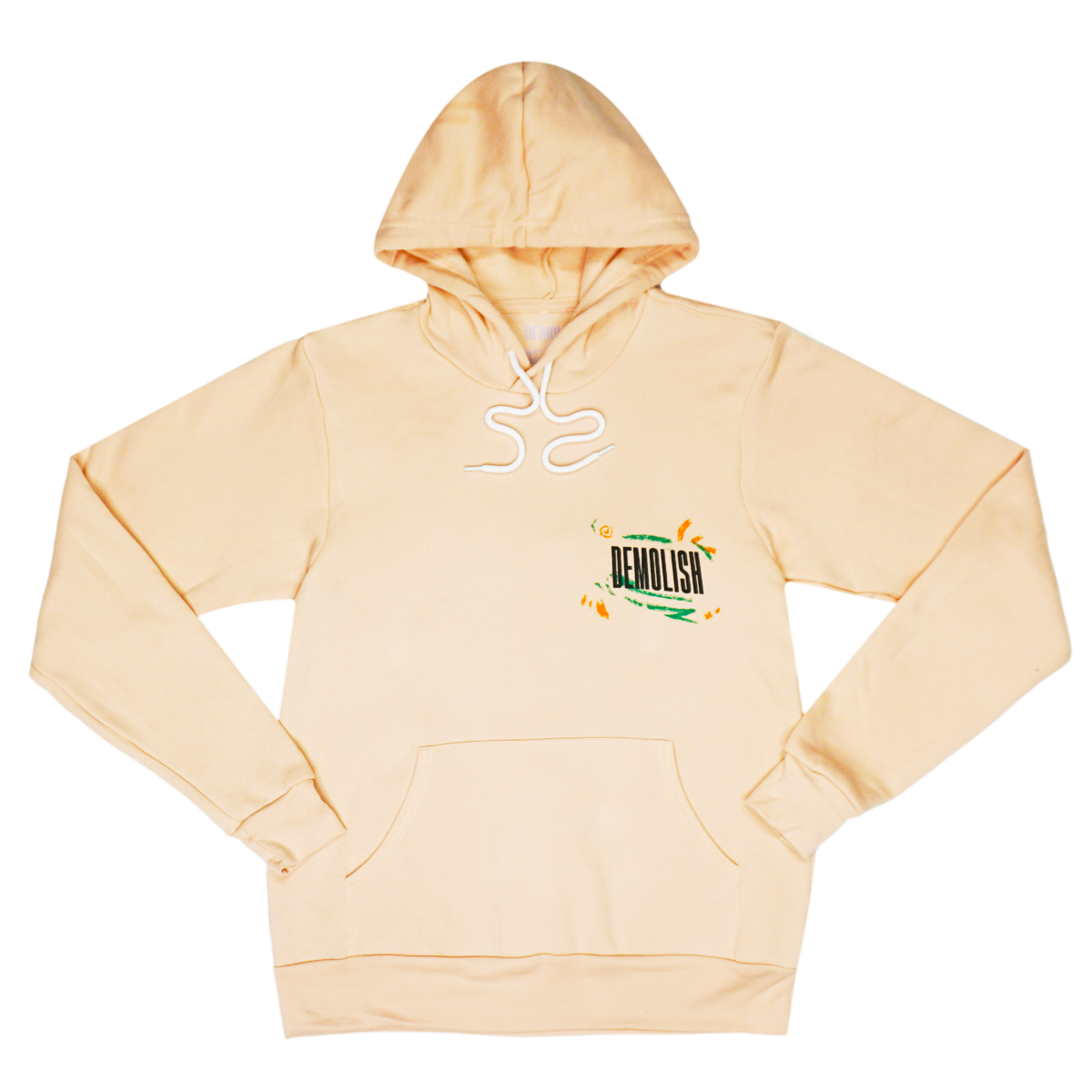 Hang Over On Life Hoodie (Peach/Olive/Org) /C7